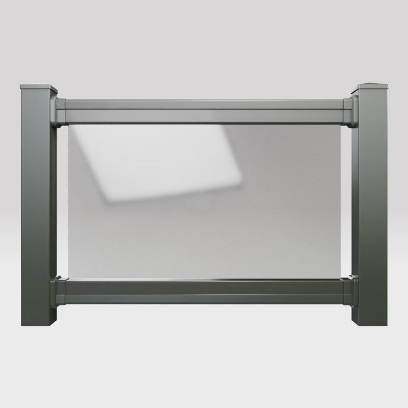 Glass with Handrail